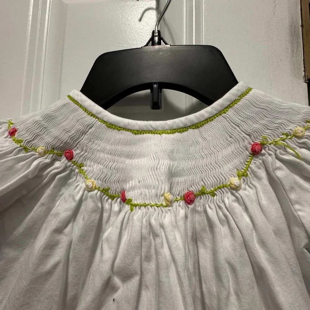 Closet Nine size 3T white smocked dress